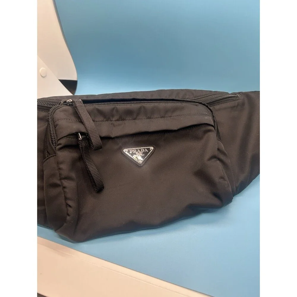 Prada marsupio tessuto